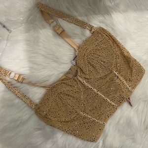 Oh Polly rhinestone tan busier